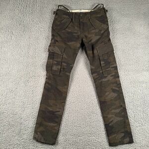 Gap Mark Mcnairy New Amsterdam Wool‎ Camo Combat Cargo Pants Mens 28x30
